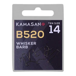 Kamasan B520 Whisker  Barbed Spade Hooks